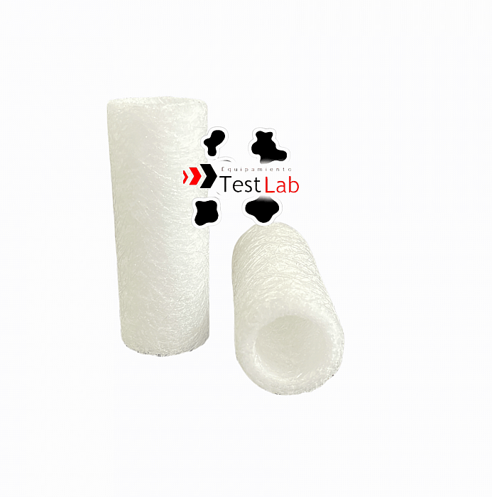 Filtro de purificación para leche, tejido de polipropileno, eficiente en la retención de impurezas.