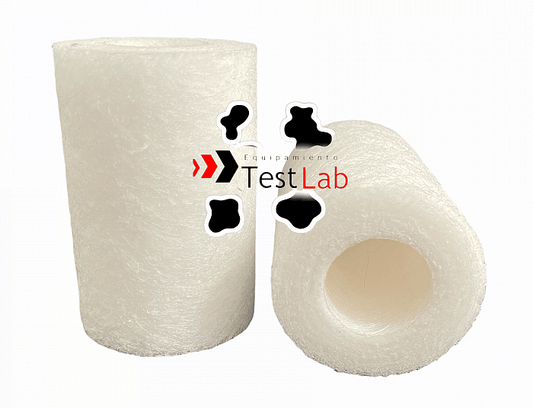 Filtro de purificación para leche, tejido de polipropileno, diseñado para retener impurezas en la limpieza de leche.